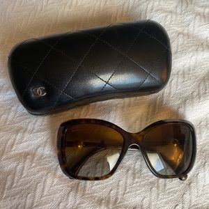 CHANEL Tortoise Sunglasses